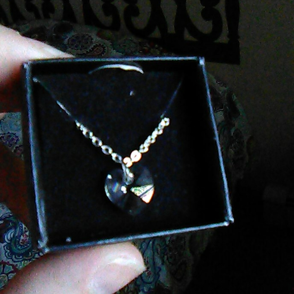 Swarovski heart pendant